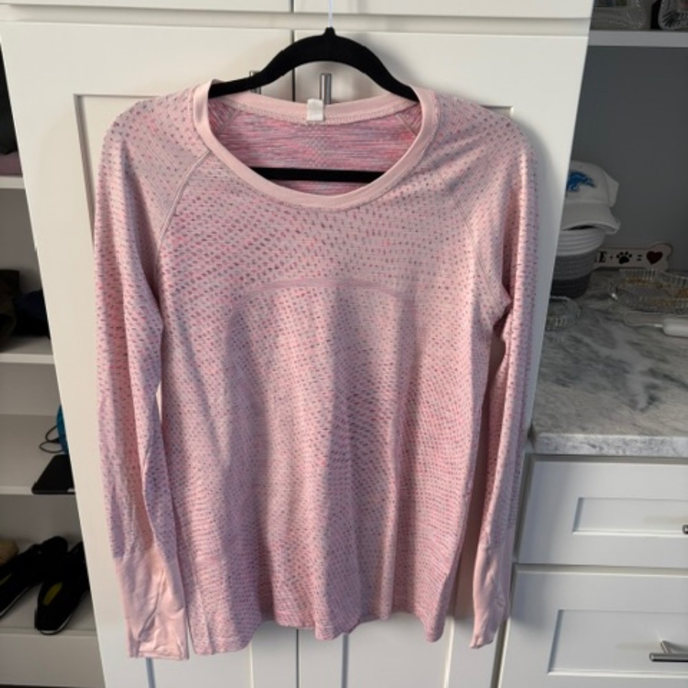 Lululemon Swiftly Tech Long Sleeve Pink 2.0 - Size 12